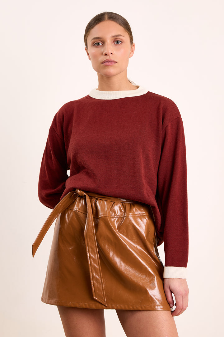 Steffi Basic Knit Rust