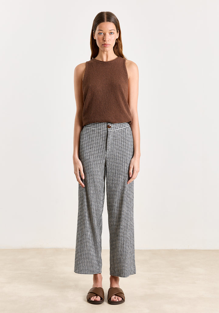 Anny Seersucker Check Black/White