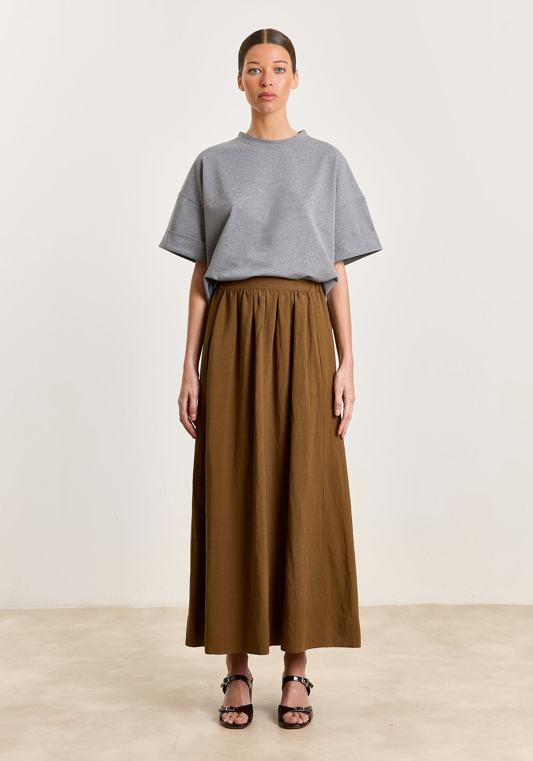 Julia Summer Linen Blend Brown