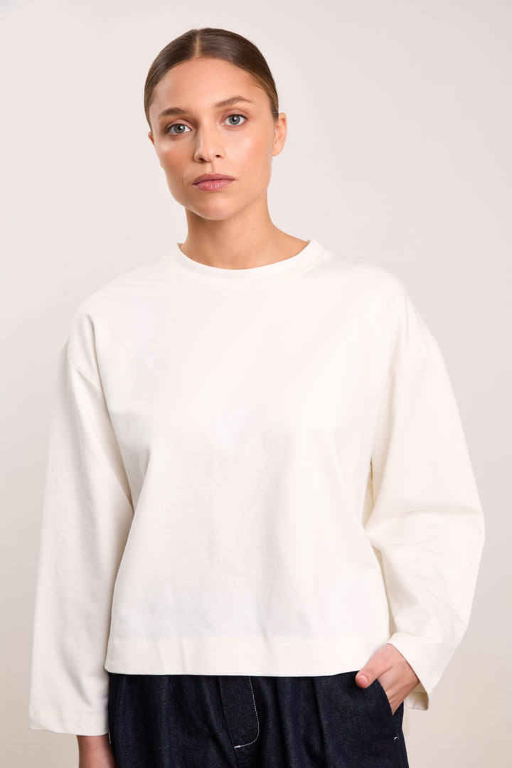 Lilly Light French Terry Off White