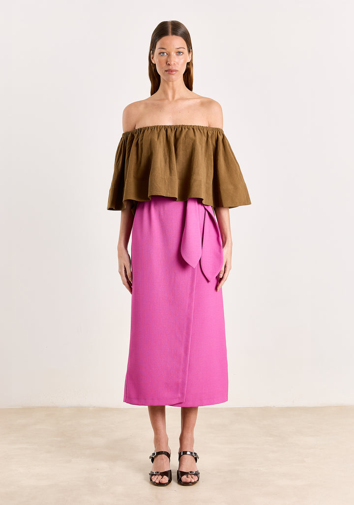 Janou Textured Uni Woven Orchid