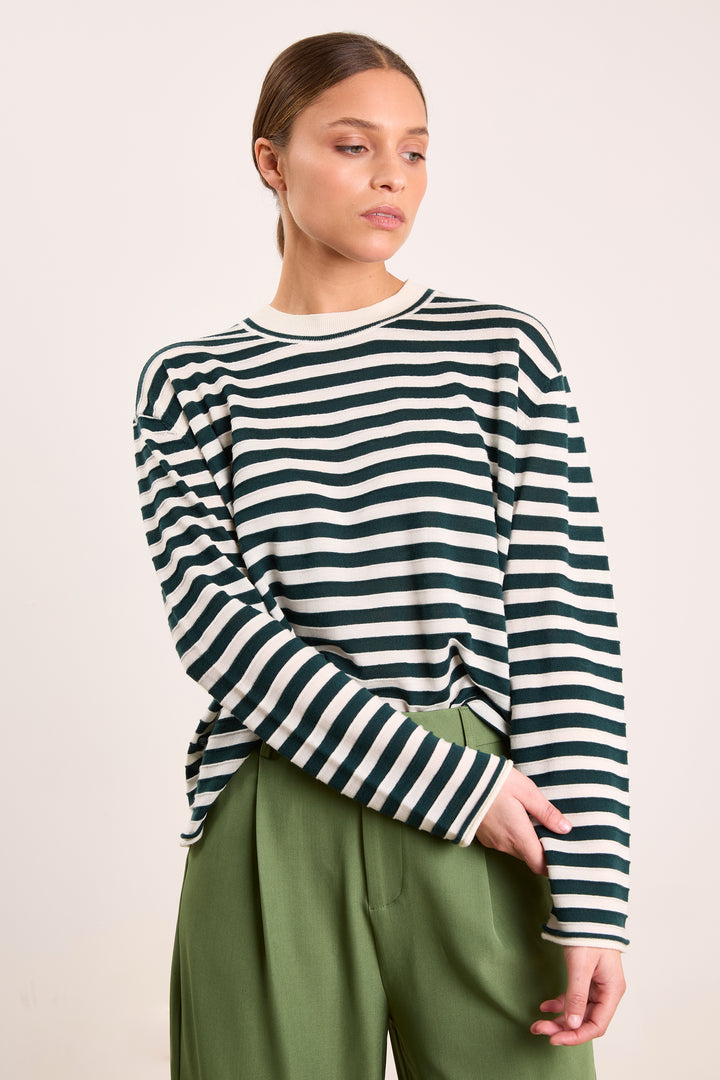 Sophia Merino Wool Off White/Pine