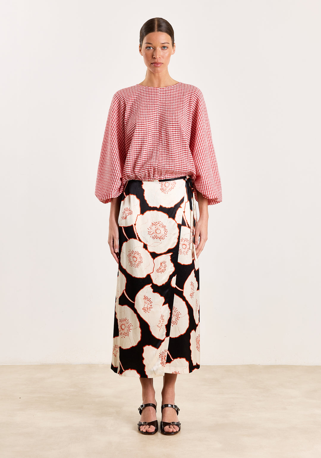 Janice Anemone Flower Print Multicolor