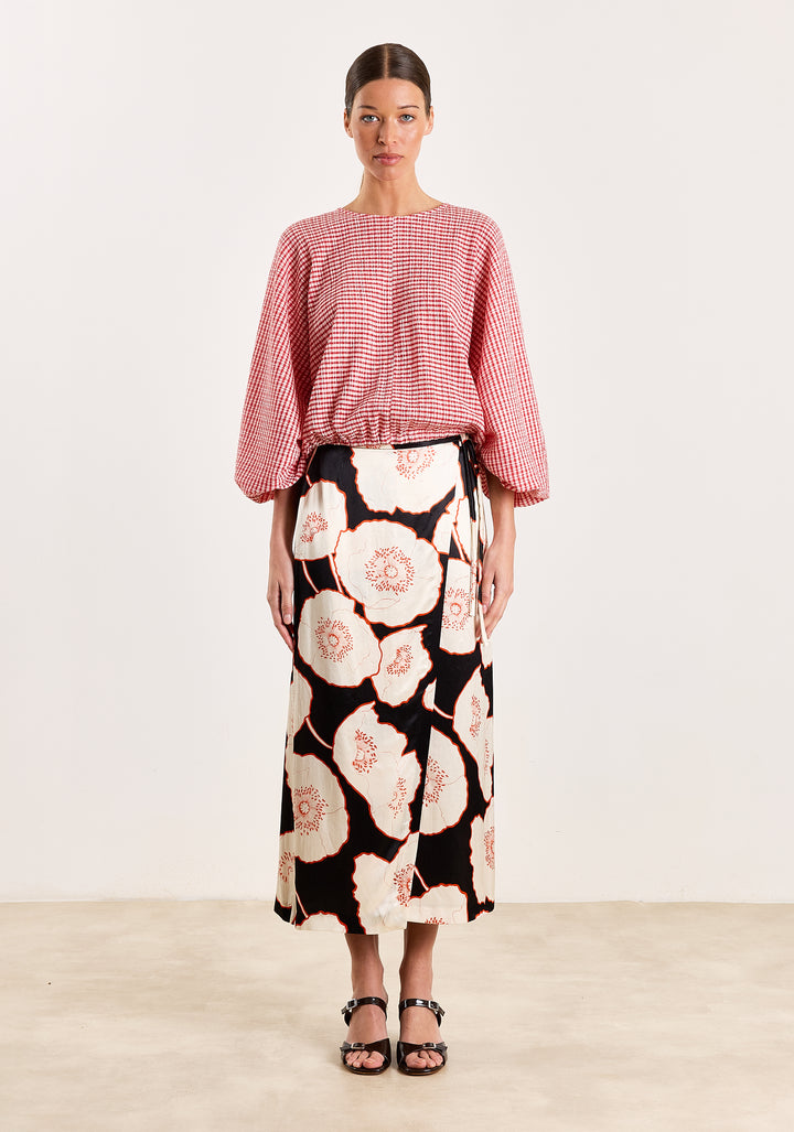 Janice Anemone Flower Print Multicolor