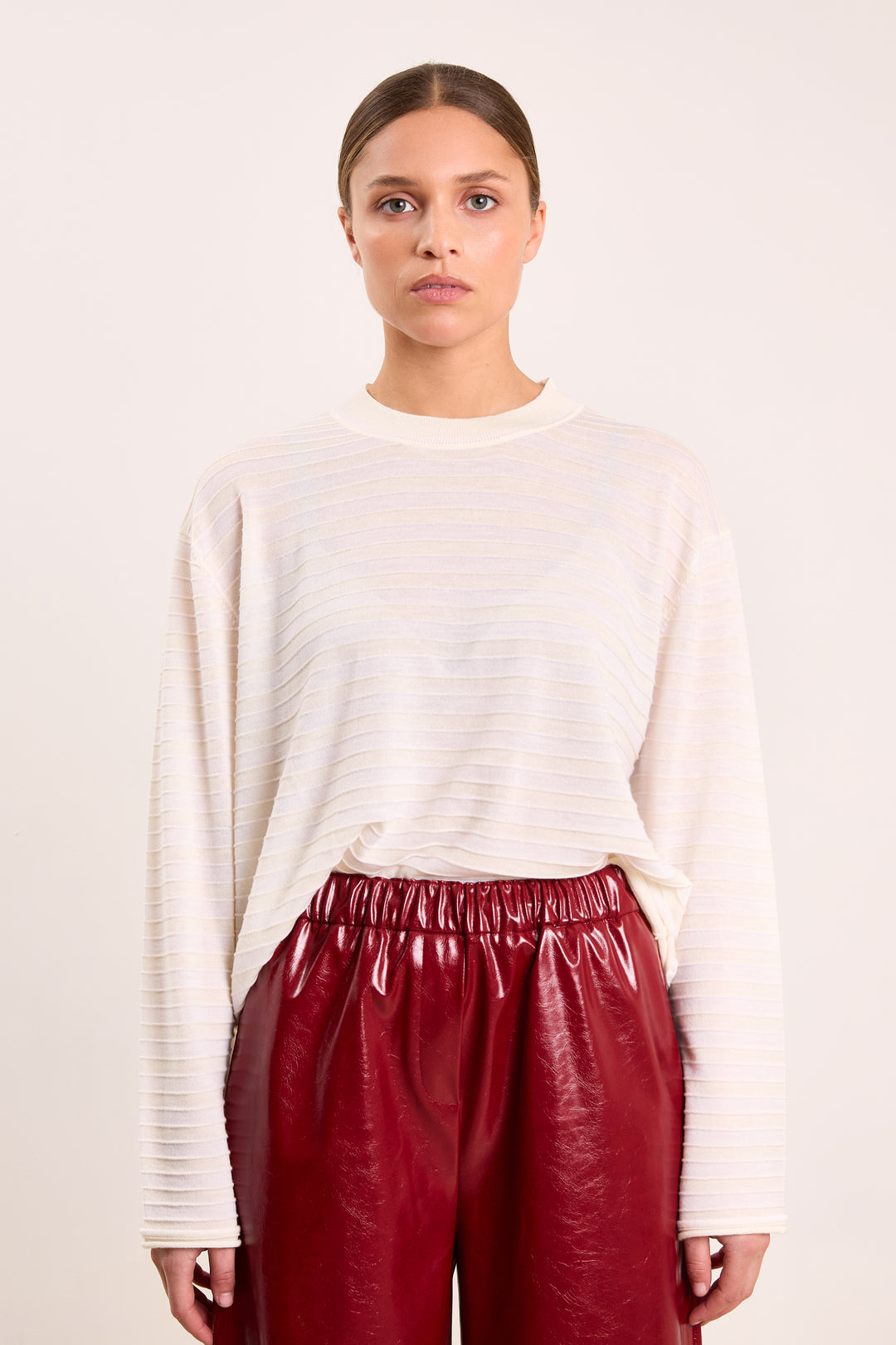 Sophia Merino Wool Off White/White