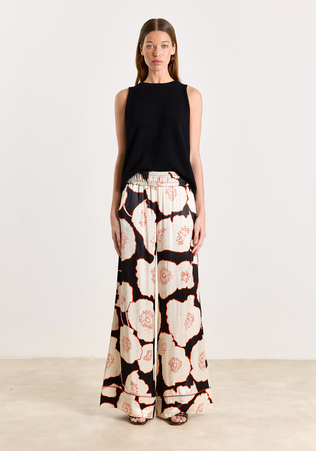 Poppy Anemone Flower Print Multicolor