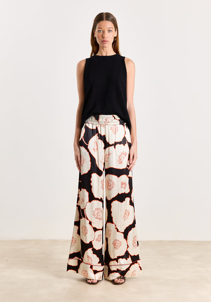 Poppy Anemone Flower Print Multicolor