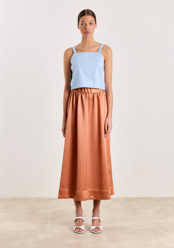 Leila Uni Satin Lobster