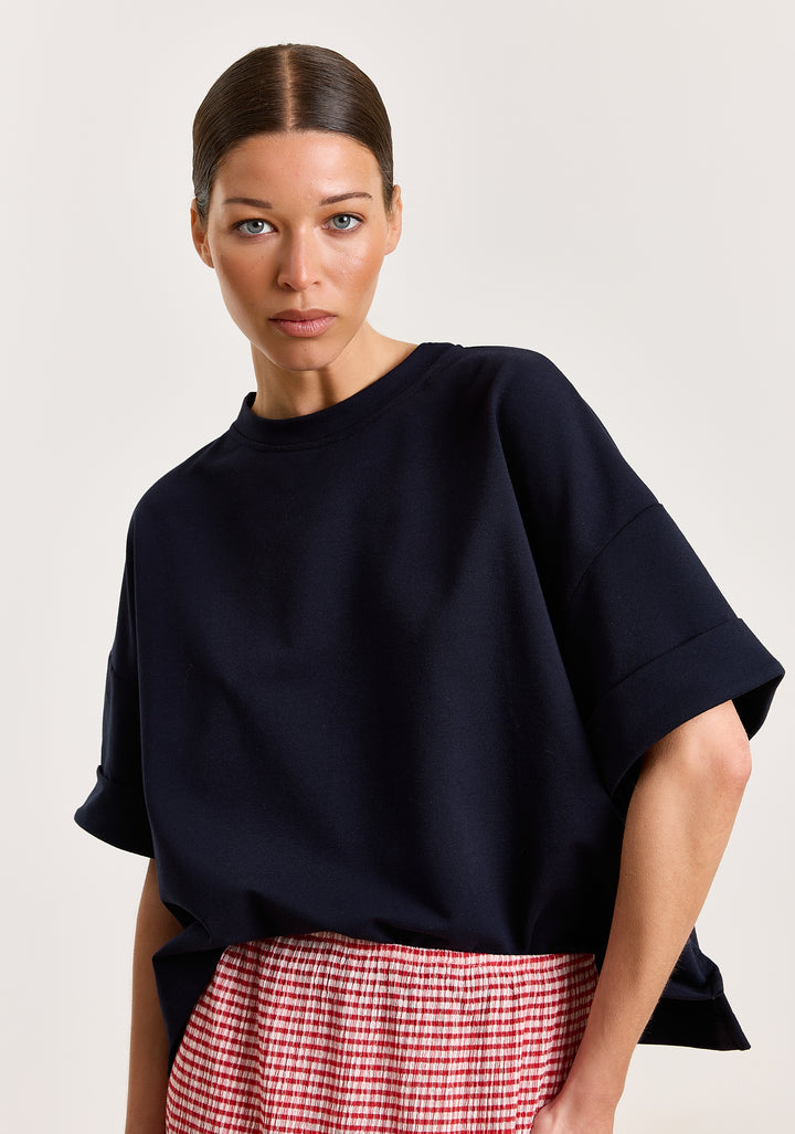 Michou Bouclé Terry Navy