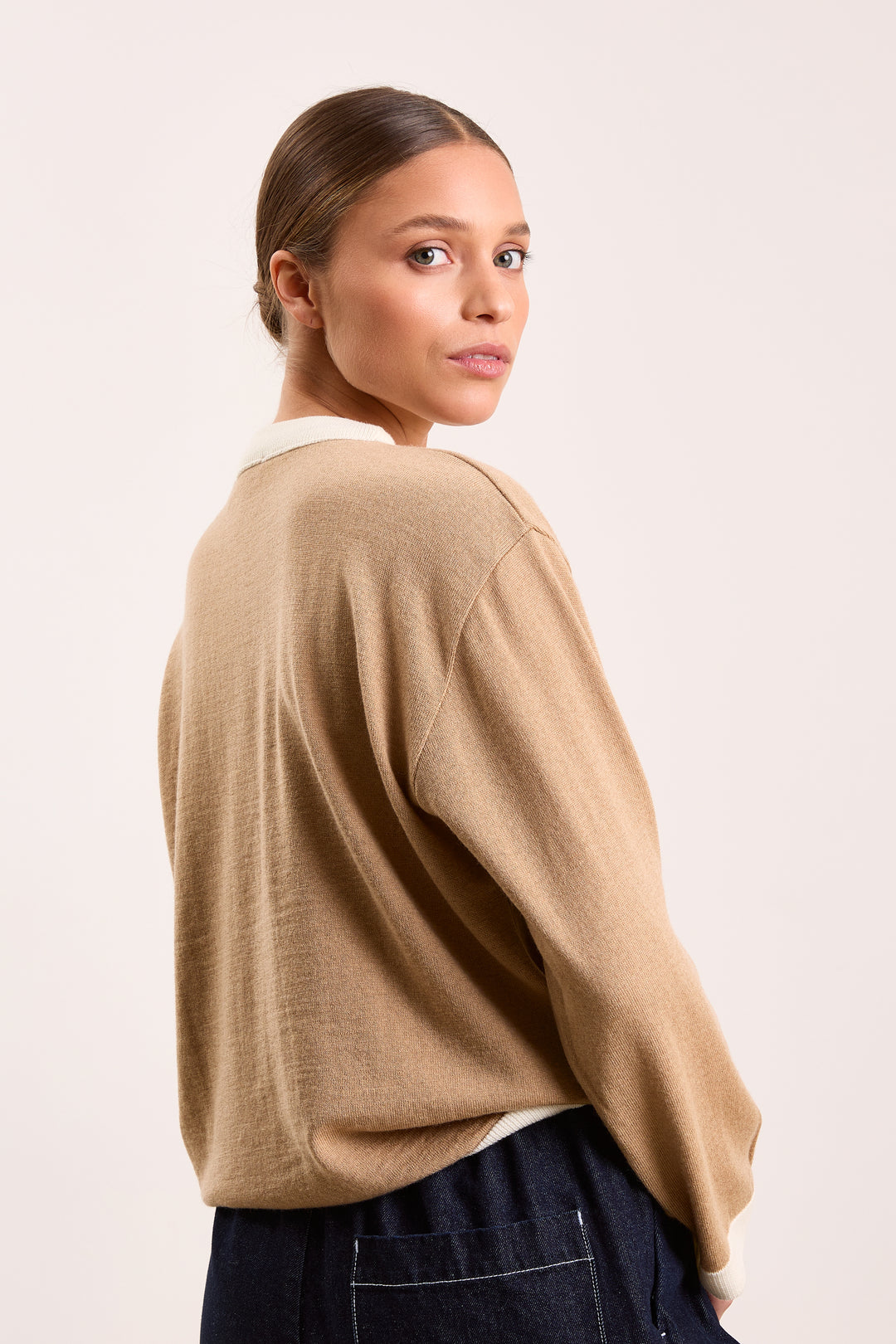 Steffi Basic Knit Camel