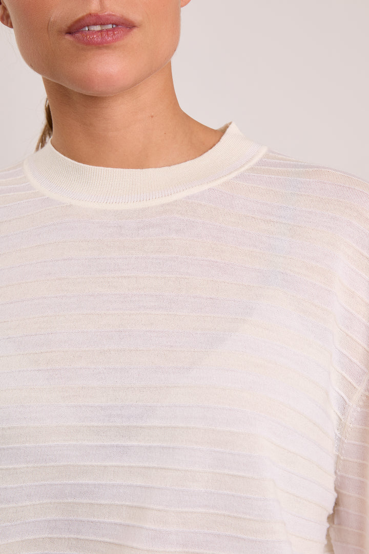 Sophia Merino Wool Off White/White