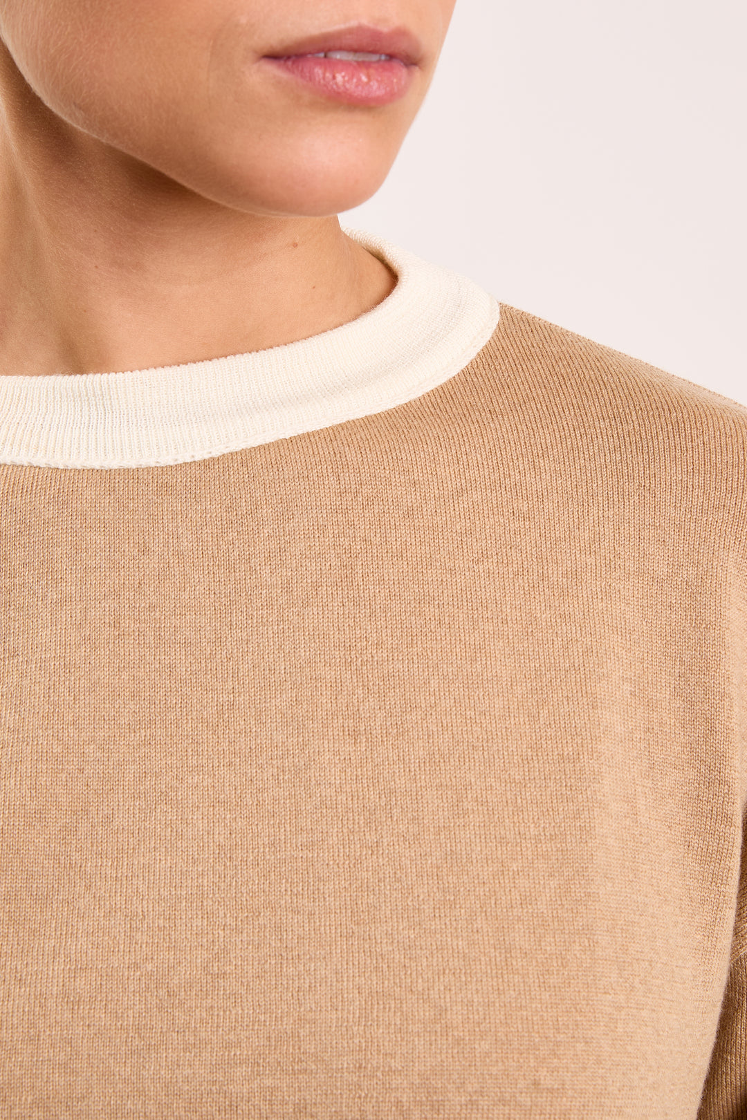 Steffi Basic Knit Camel
