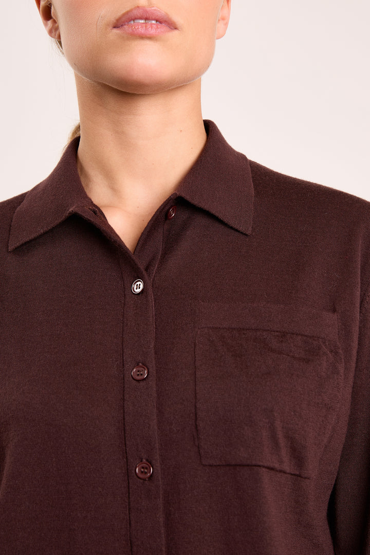 Stevie Merino Wool Brown