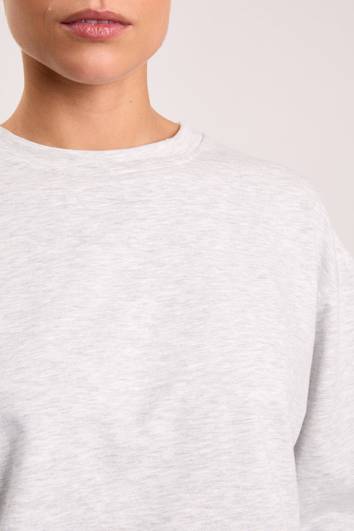 Lilly Light French Terry Light Grey