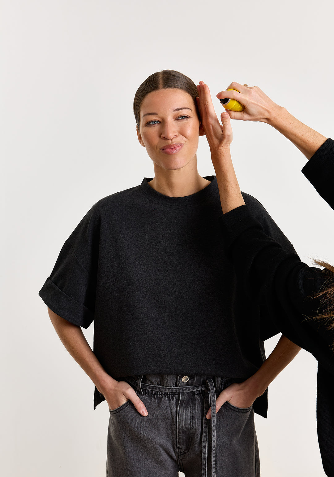 Michou Bouclé Terry Anthracite