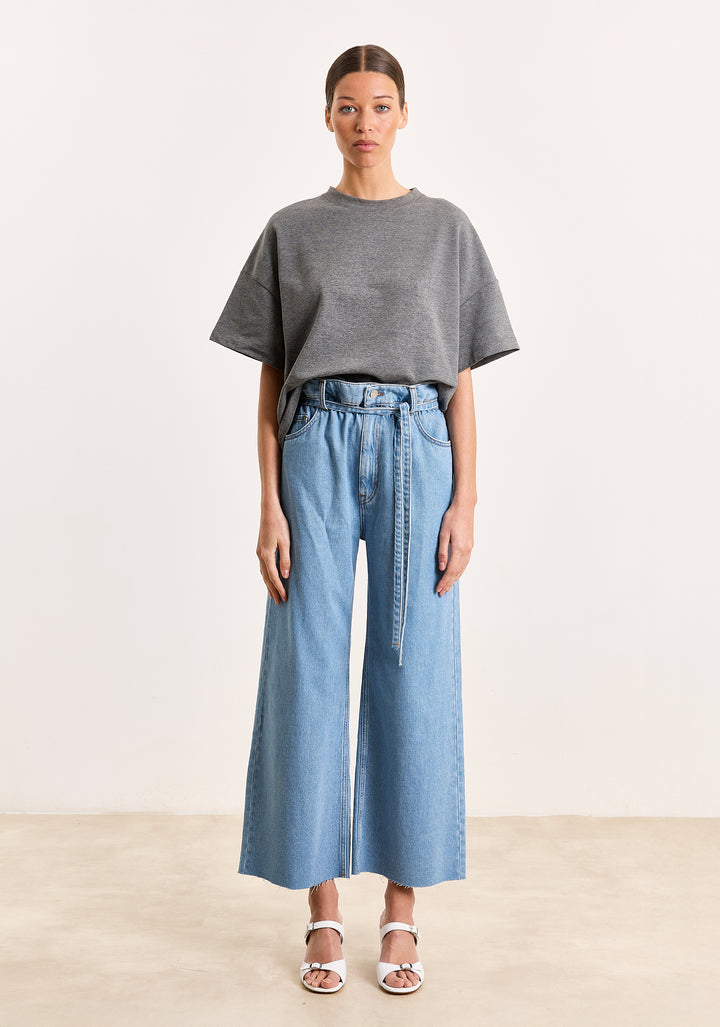 Mich Cotton Stretch Mid Grey