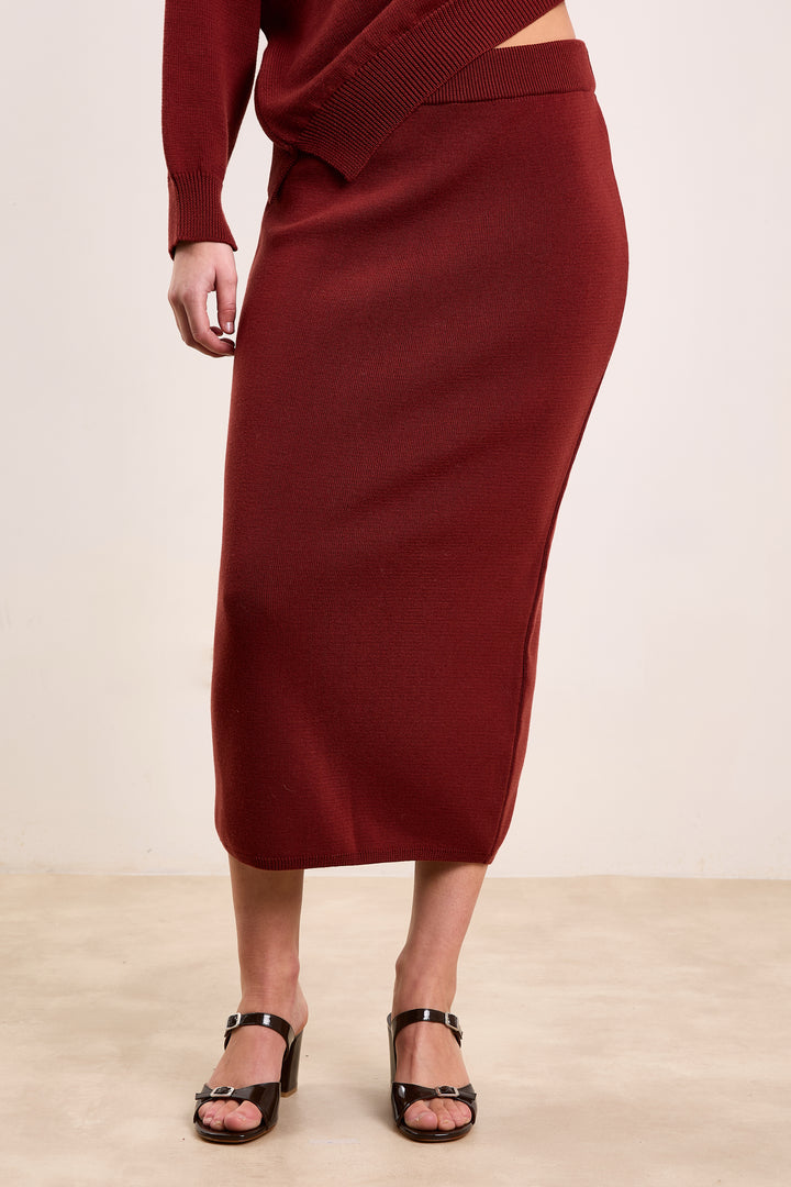 Larissa Basic Knit Rust