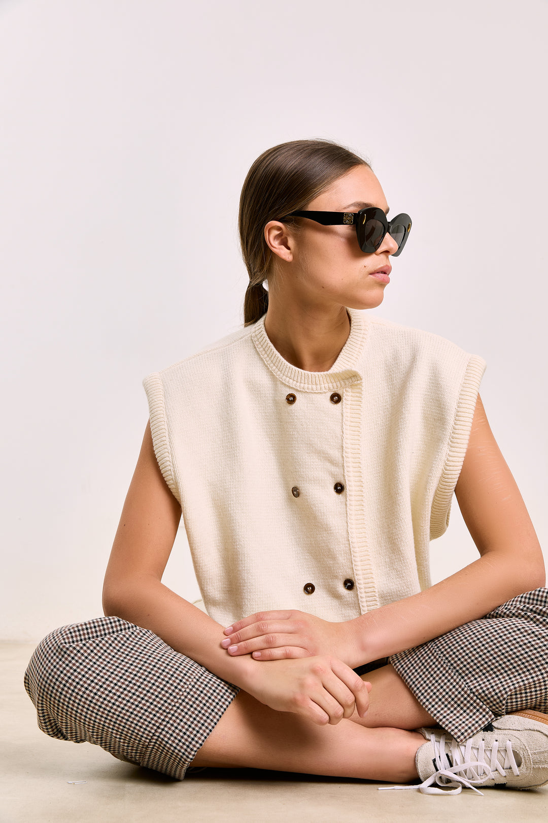 Max Wool Blend - Non Rib Off White