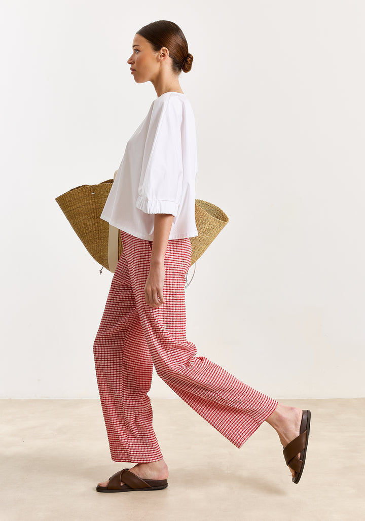 Anny Seersucker Check Red/White