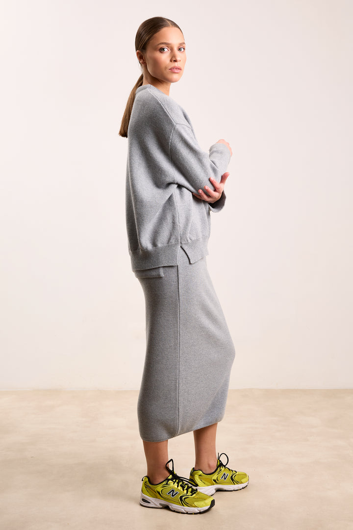 Larissa Basic Knit Grey