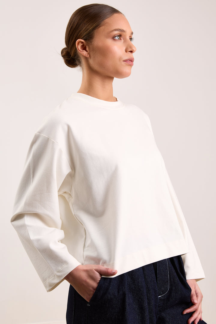 Lilly Light French Terry Off White