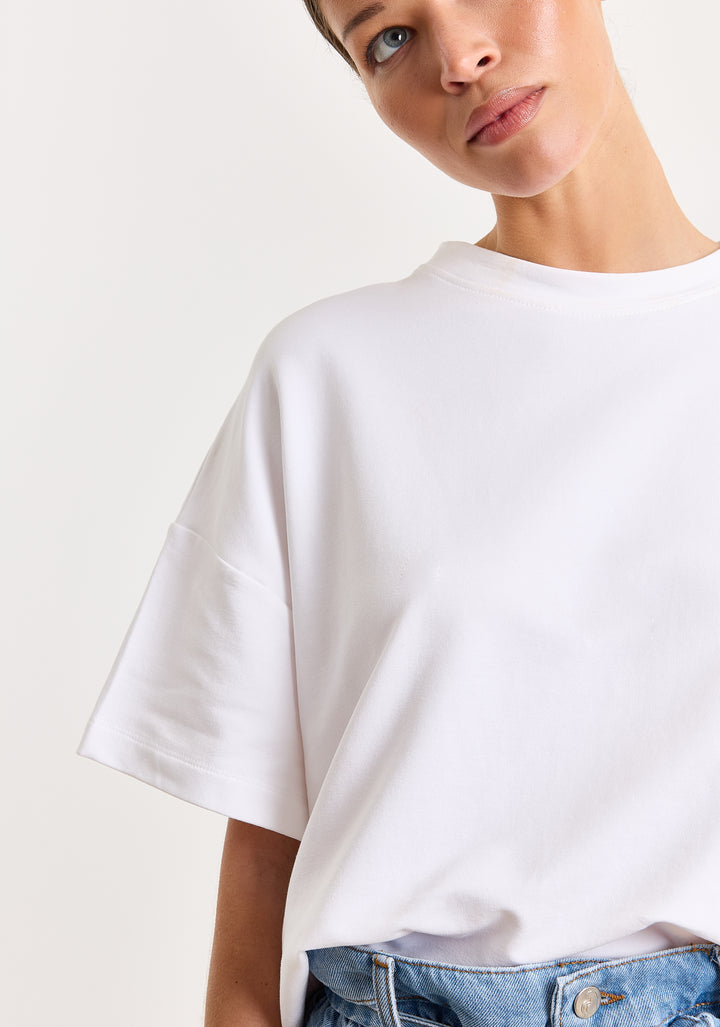 Mich Cotton Stretch White