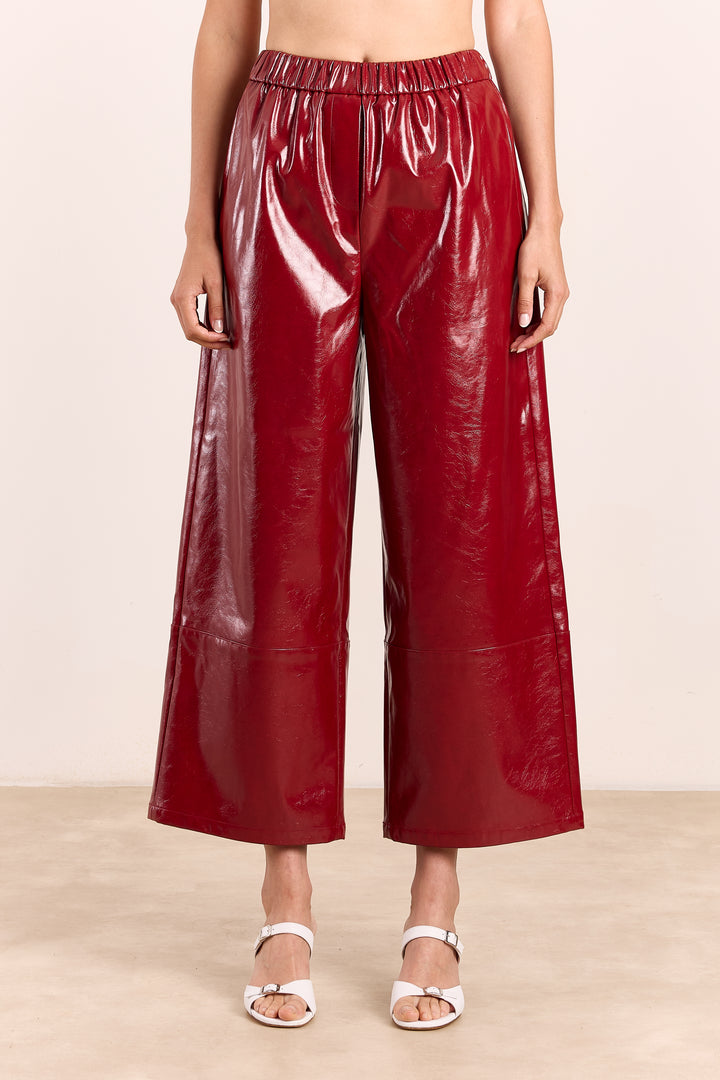 Tessa Shiny Coating Raspberry Red