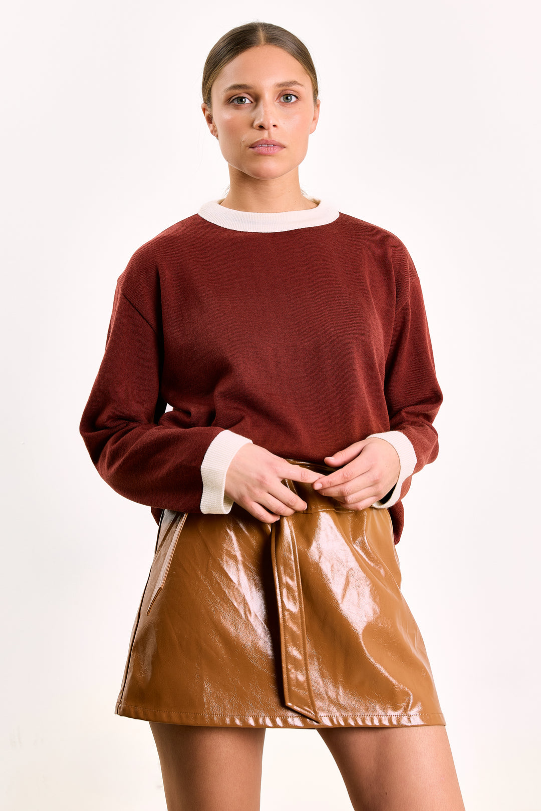 Steffi Basic Knit Rust