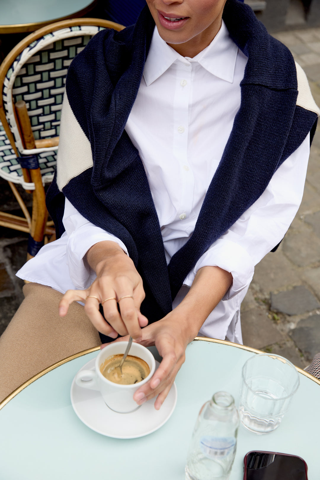 Laurine Shirting Uni White