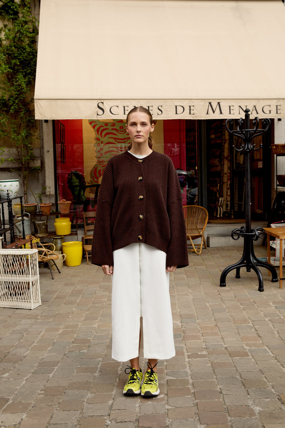 Peppa Wool Blend - Rib Brown