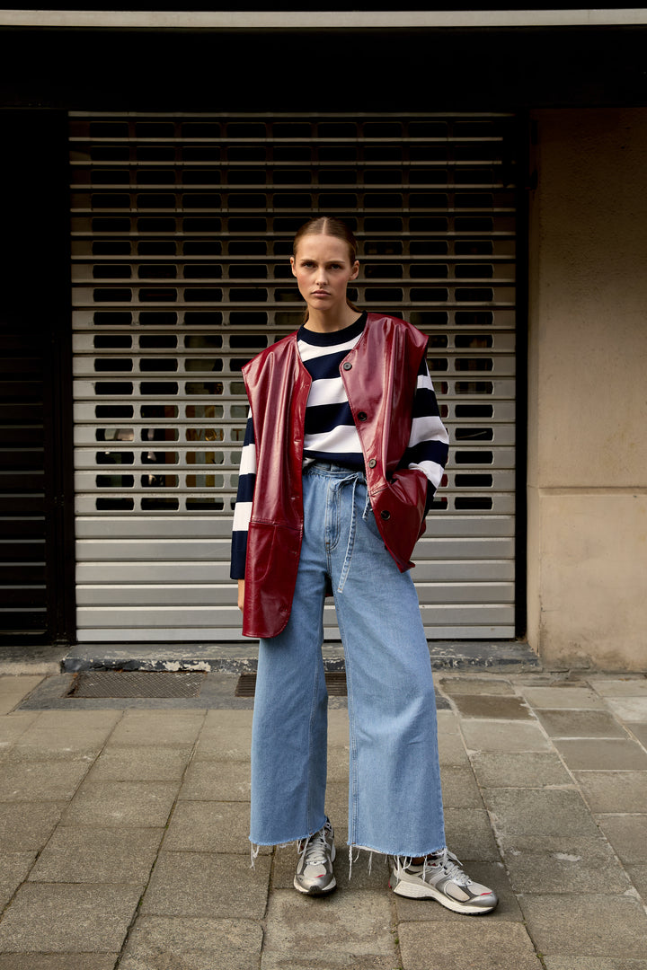 Tiany Shiny Coating Raspberry Red