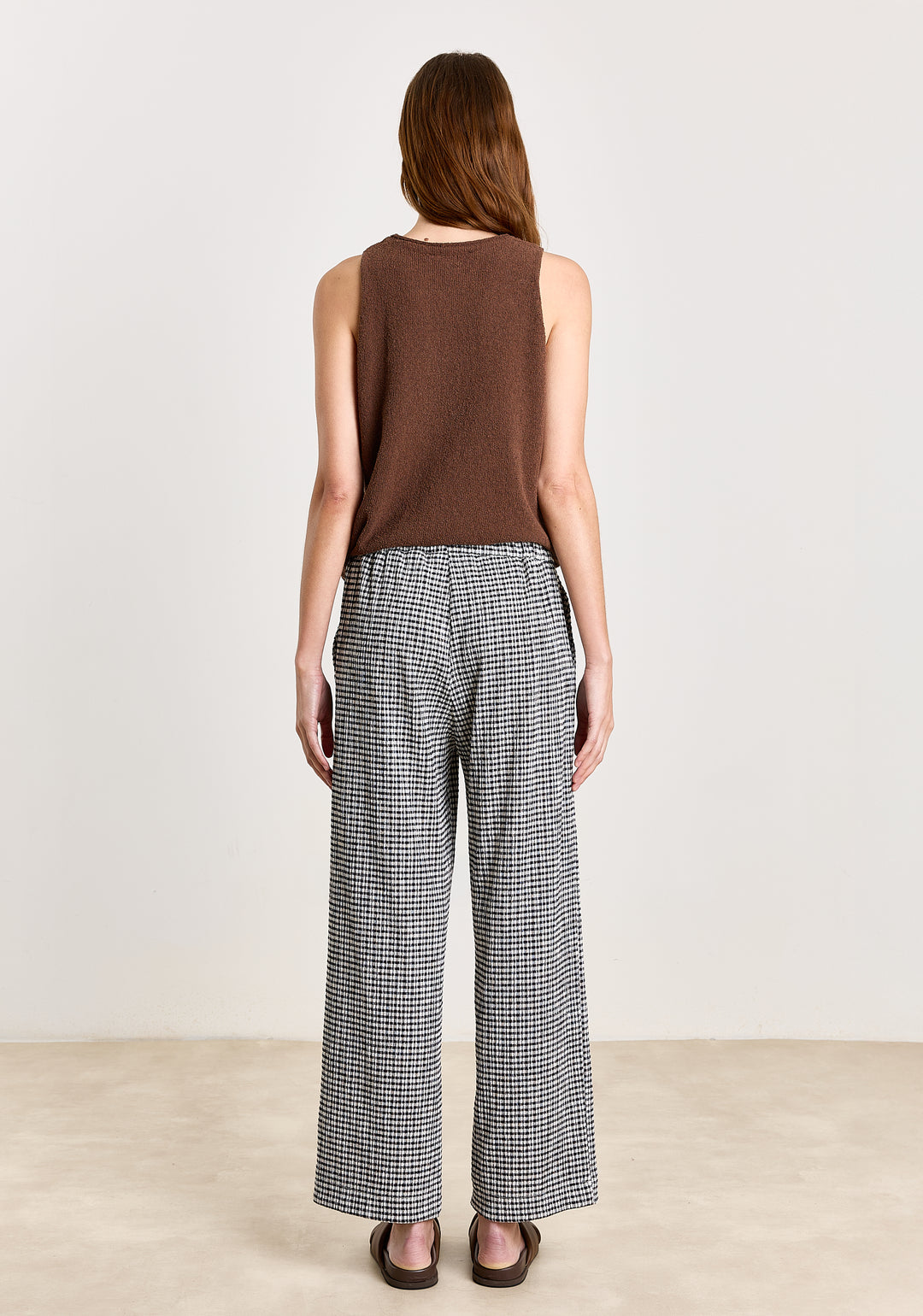 Anny Seersucker Check Black/White