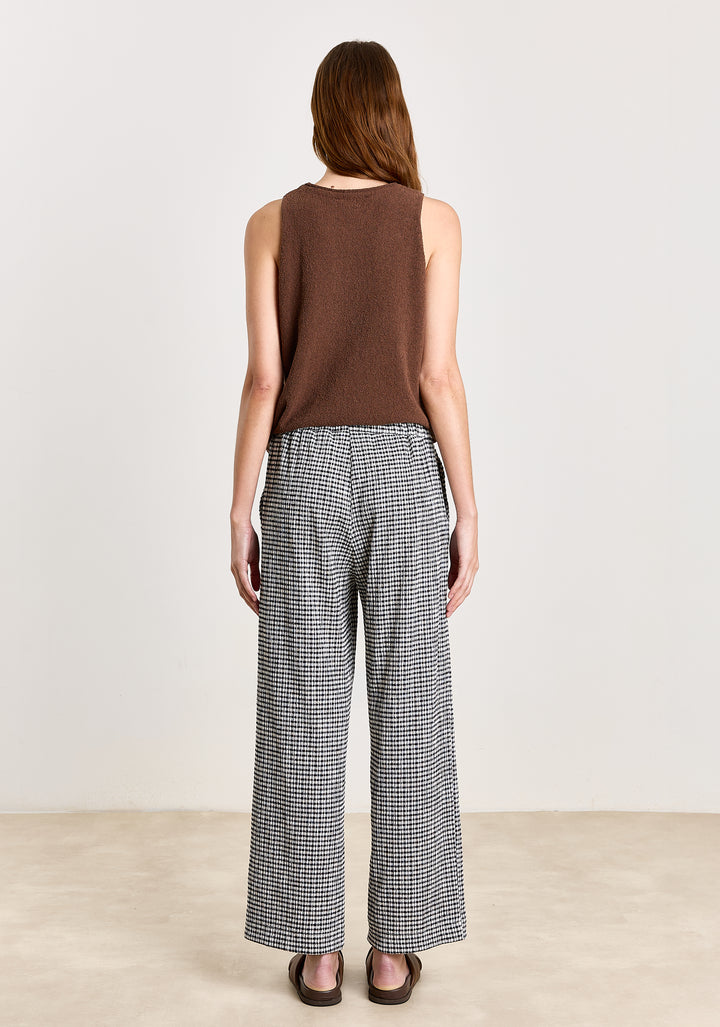 Anny Seersucker Check Black/White