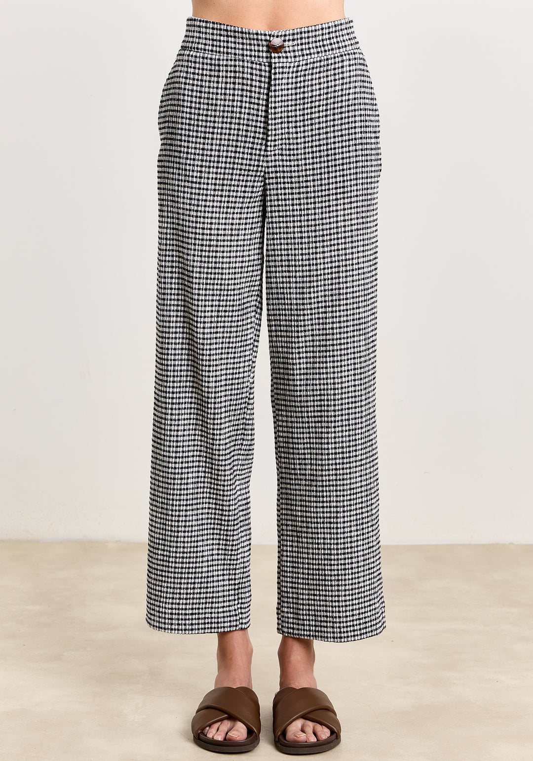 Anny Seersucker Check Black/White