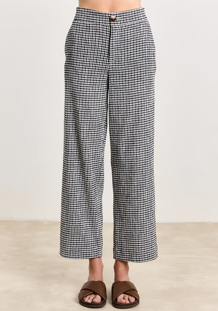 Anny Seersucker Check Black/White