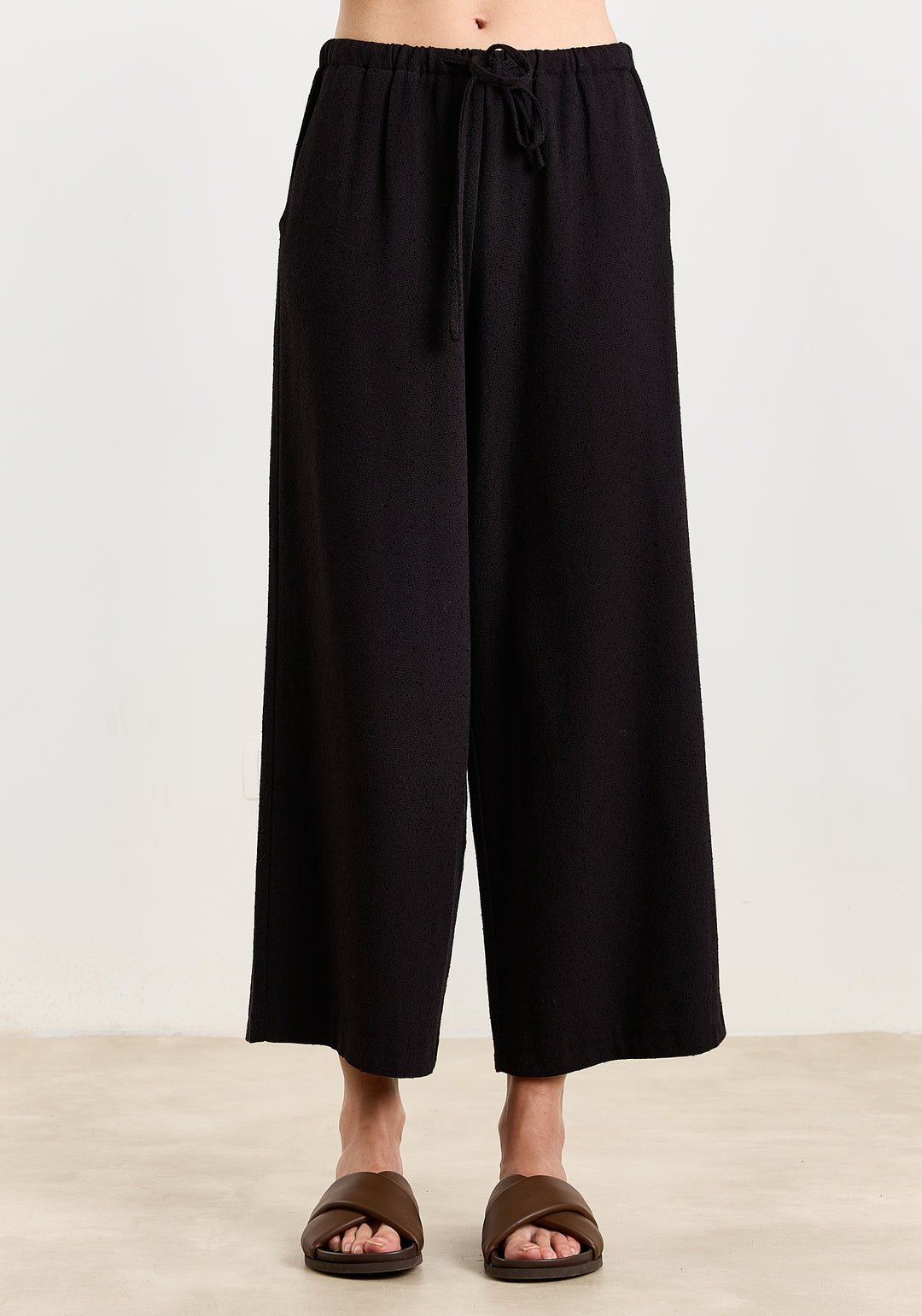 Pommeline Uni Bouclé Black