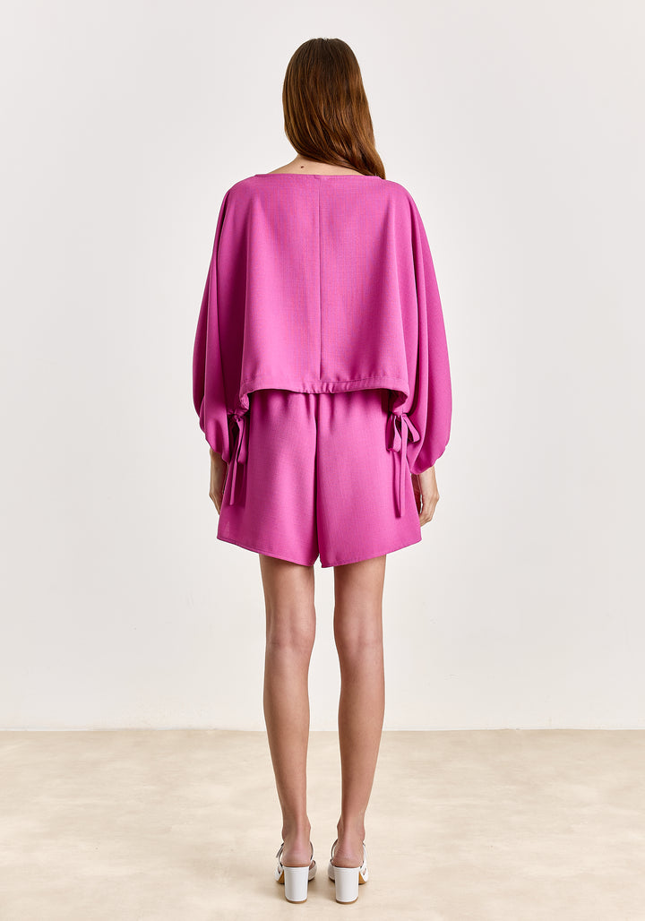 Rosie Textured Uni Woven Orchid