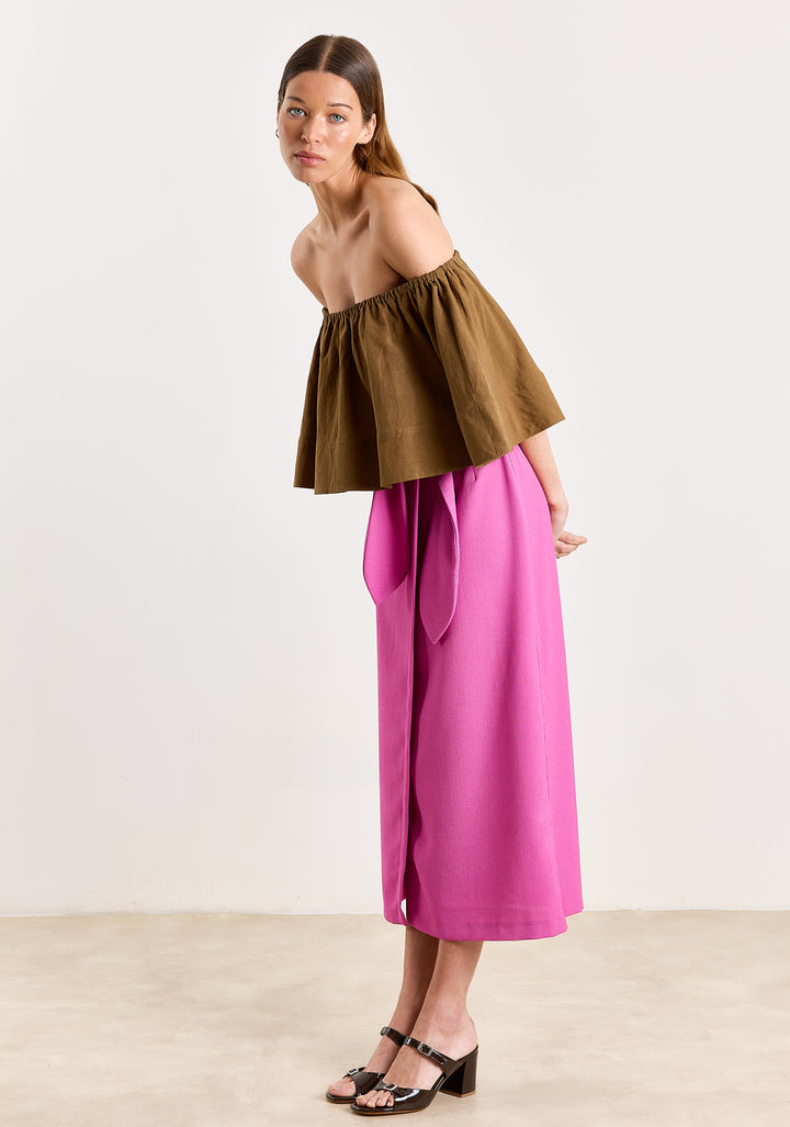 Janou Textured Uni Woven Orchid