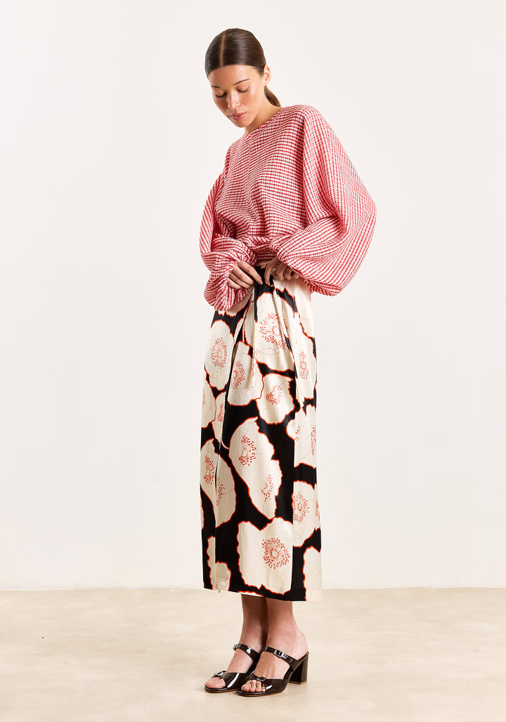 Janice Anemone Flower Print Multicolor