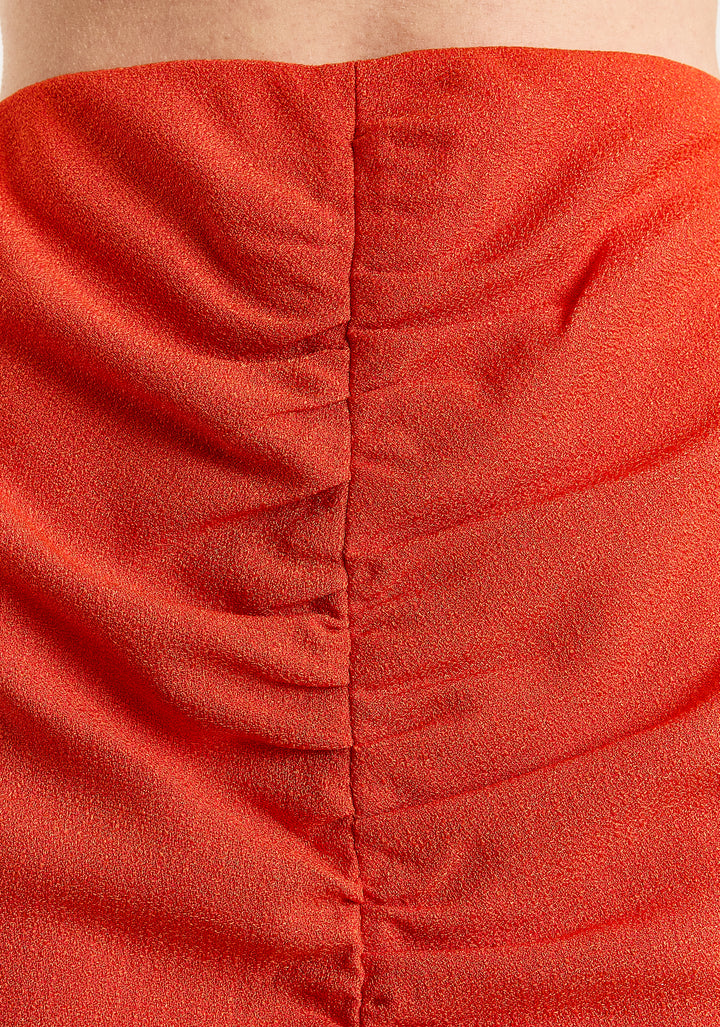 Josie Woven Bouclé Spicy Orange