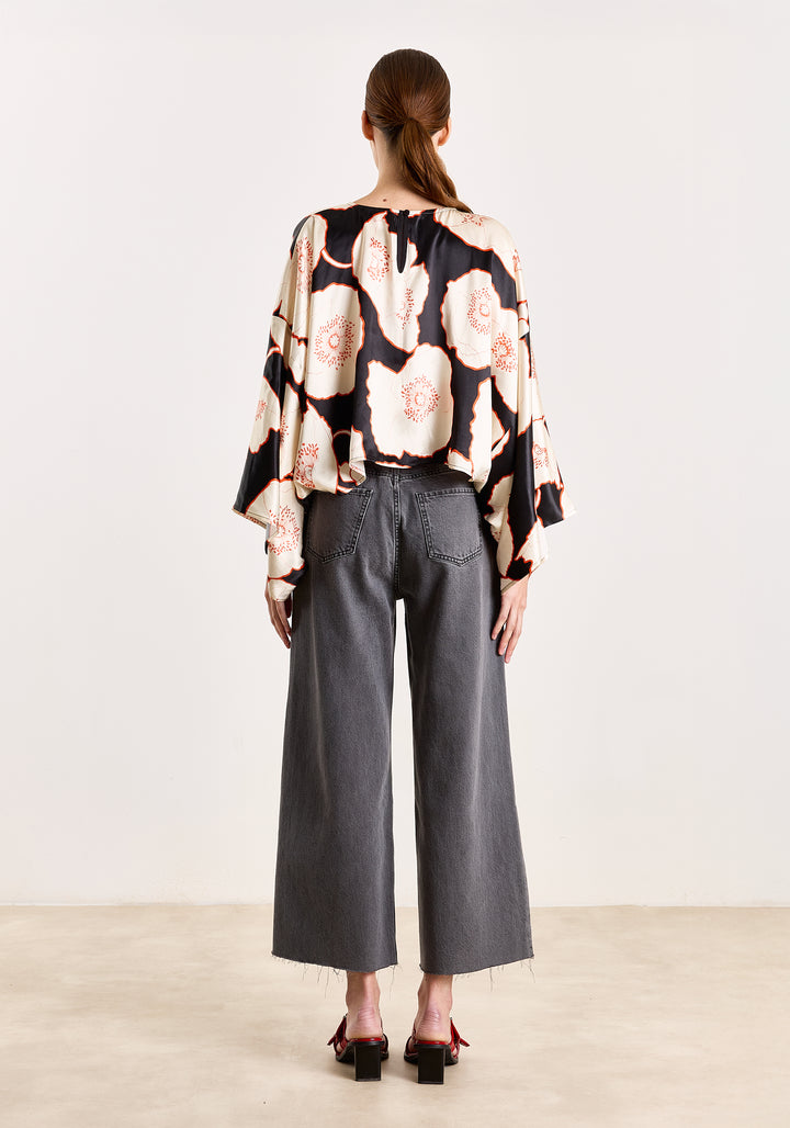 Rose Anemone Flower Print Multicolor