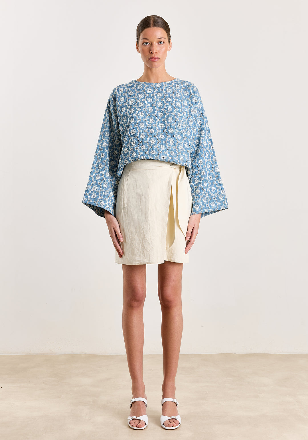 Carolina Denim Flower Blue