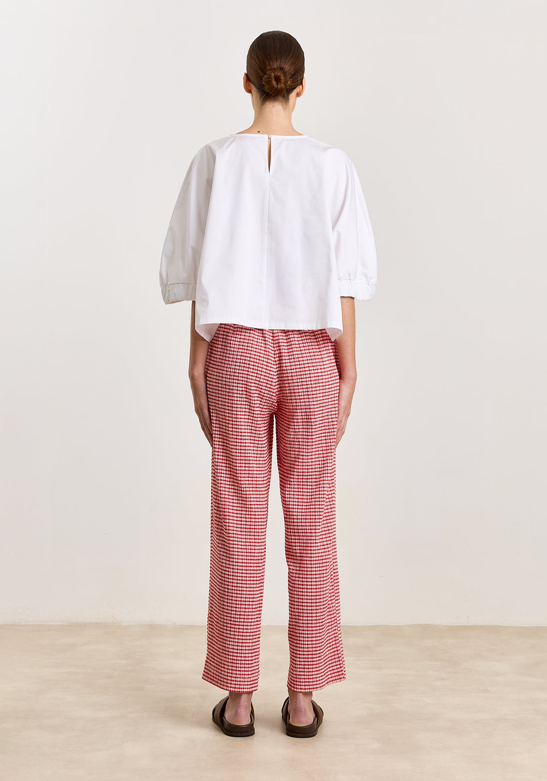 Anny Seersucker Check Red/White