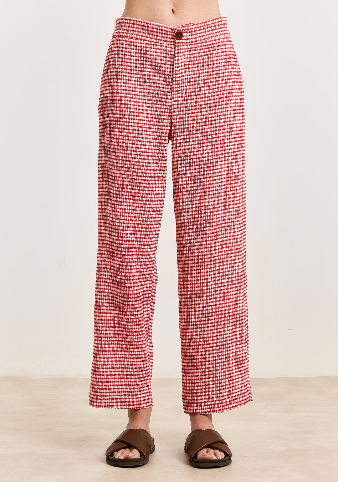 Anny Seersucker Check Red/White