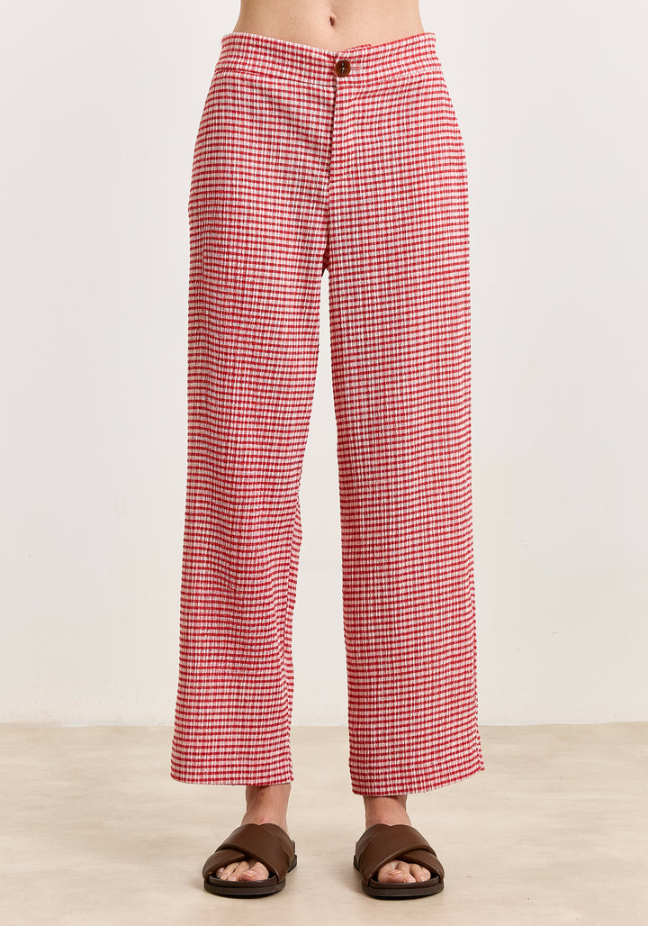 Anny Seersucker Check Red/White