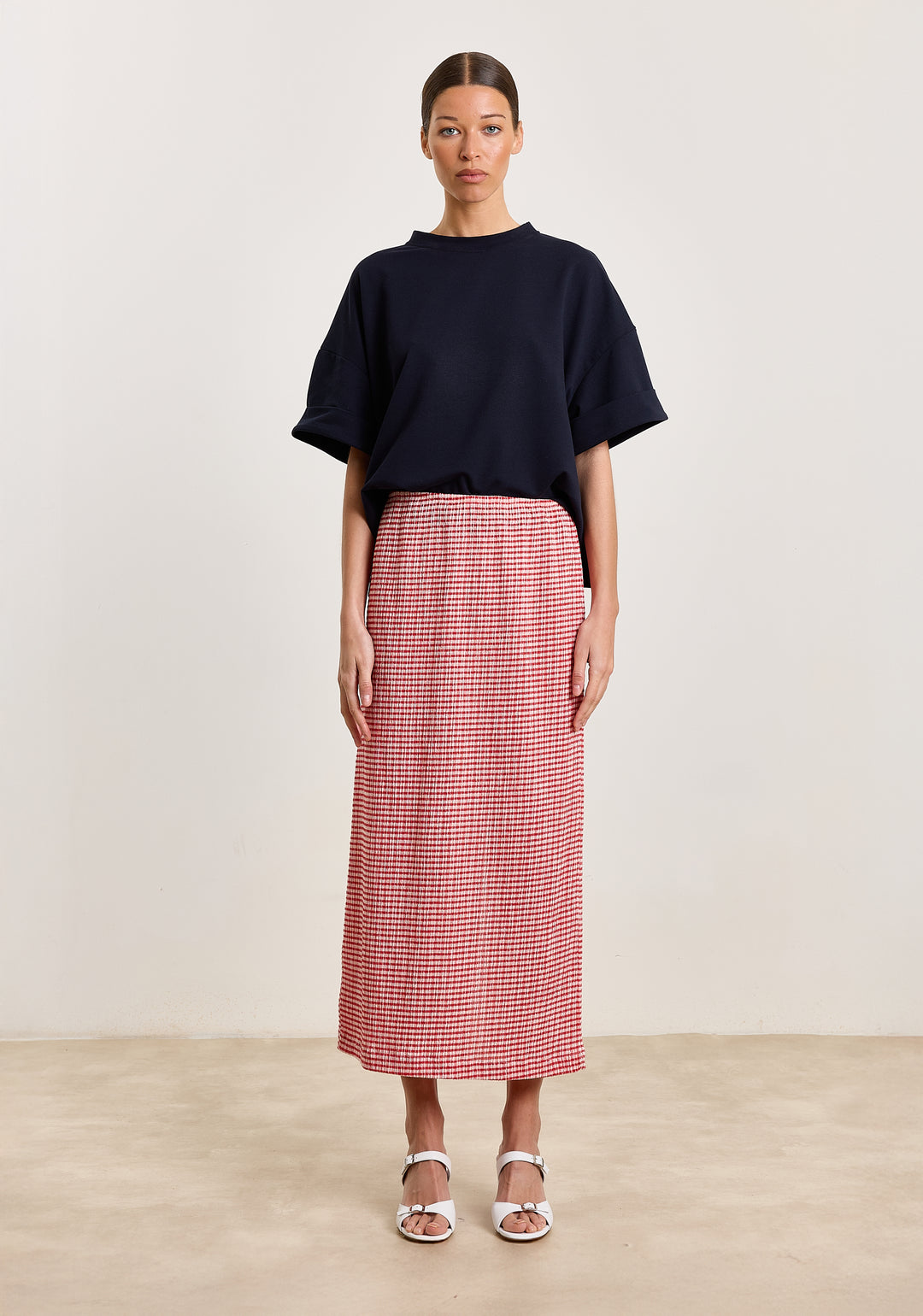 Michou Bouclé Terry Navy