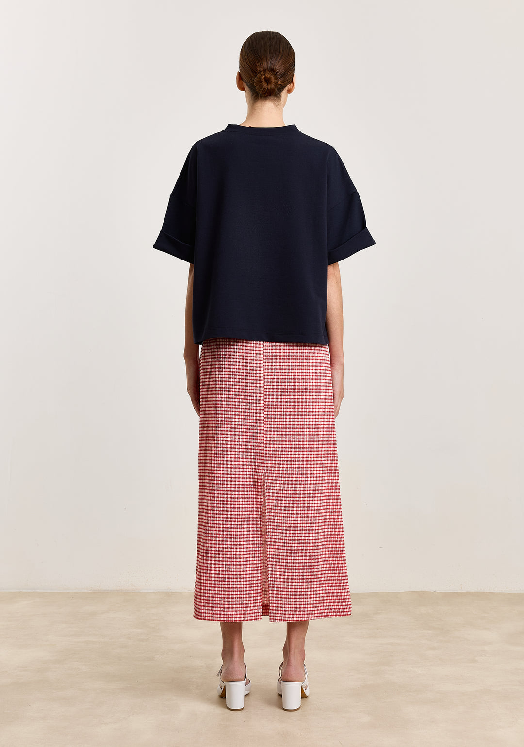 Michou Bouclé Terry Navy