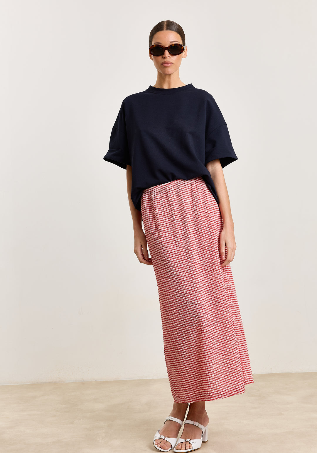 Michou Bouclé Terry Navy