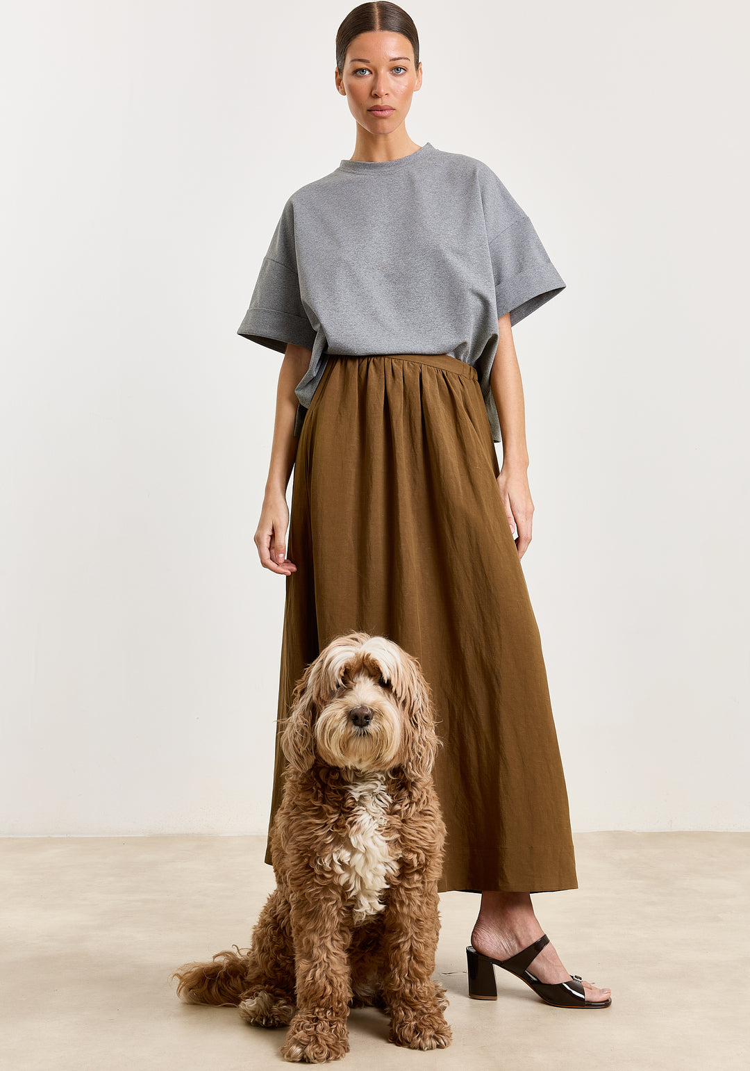 Julia Summer Linen Blend Brown