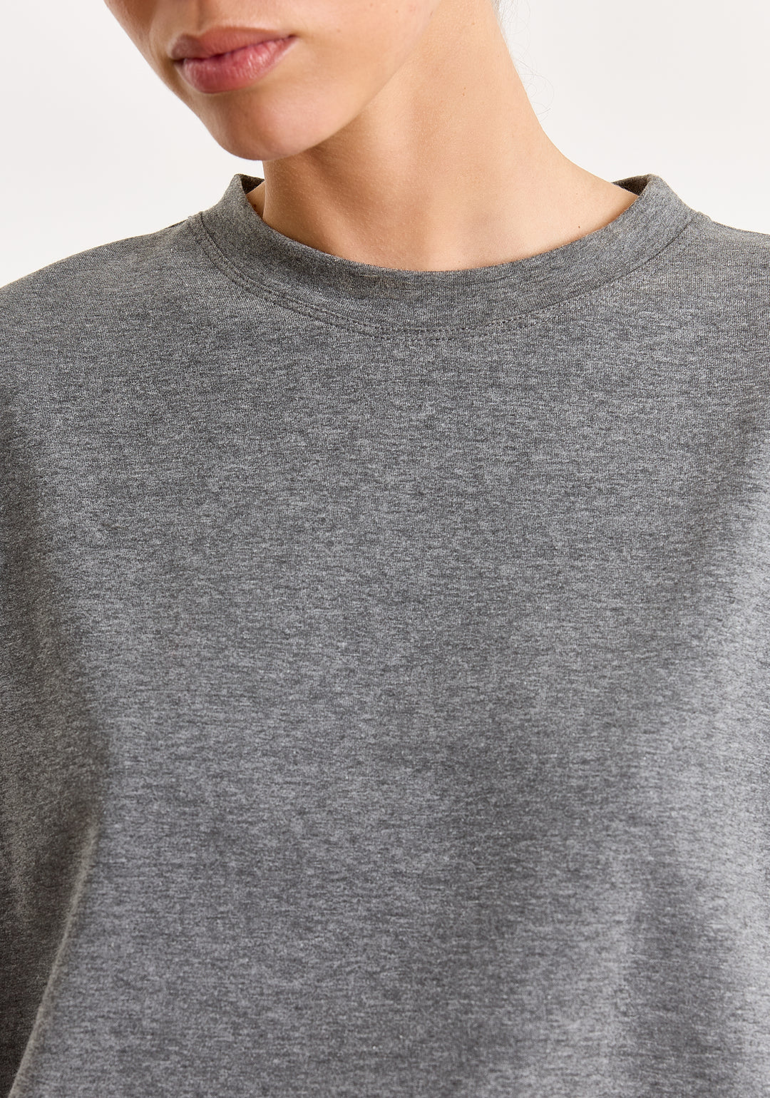 Mich Cotton Stretch Mid Grey